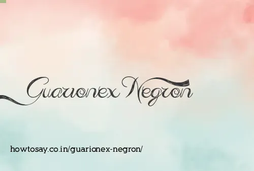 Guarionex Negron