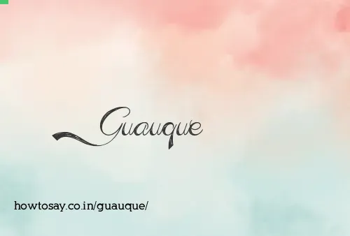 Guauque