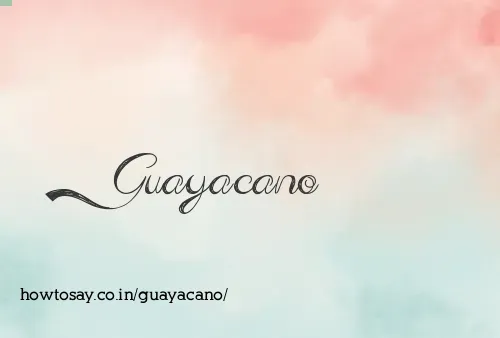 Guayacano