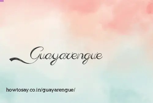 Guayarengue