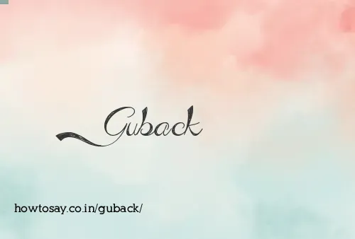 Guback