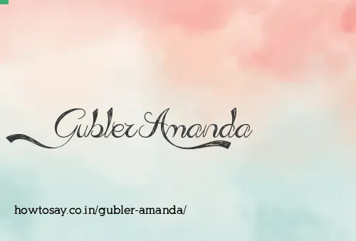 Gubler Amanda