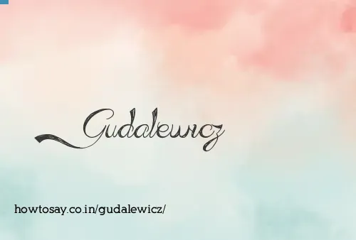 Gudalewicz