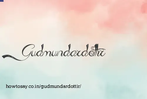 Gudmundardottir