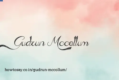 Gudrun Mccollum