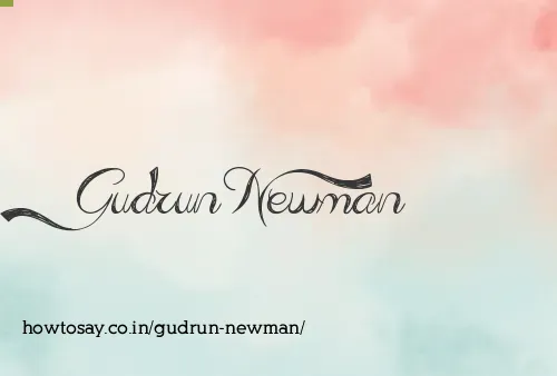 Gudrun Newman