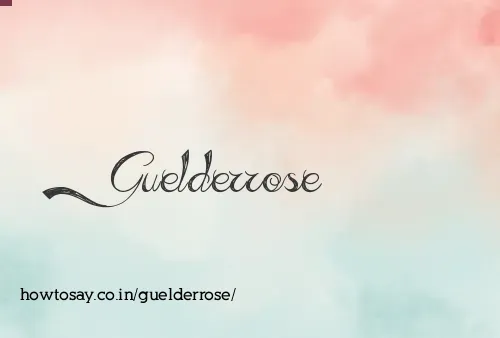Guelderrose