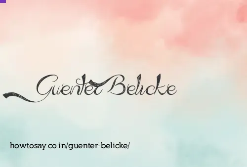 Guenter Belicke