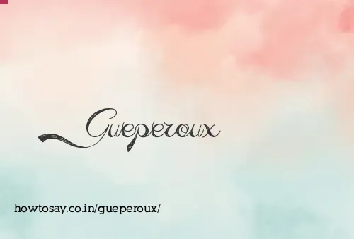 Gueperoux