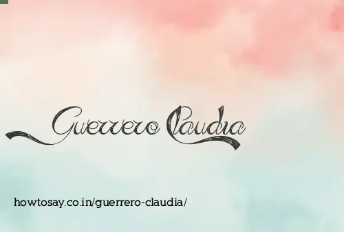 Guerrero Claudia