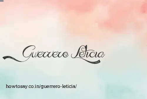 Guerrero Leticia