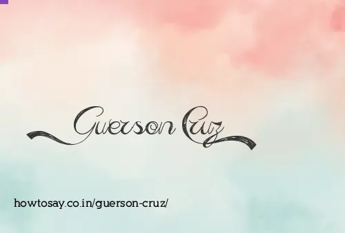 Guerson Cruz