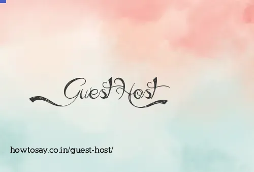 Guest Host