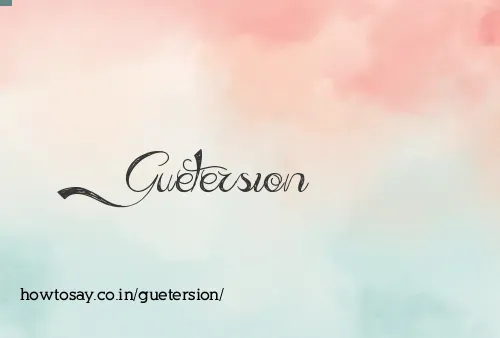 Guetersion