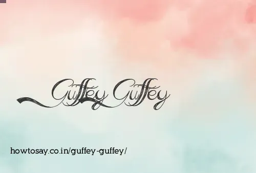 Guffey Guffey
