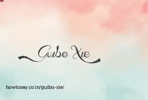 Guibo Xie