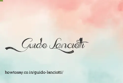 Guido Lanciotti