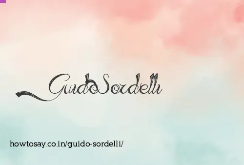 Guido Sordelli