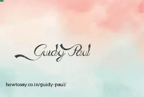 Guidy Paul