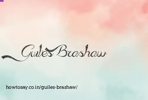Guiles Brashaw