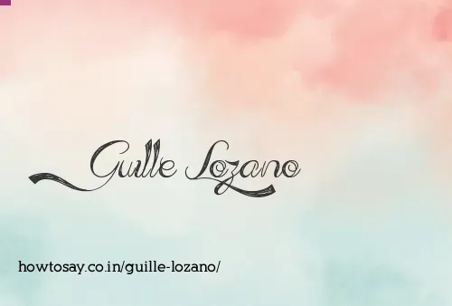 Guille Lozano