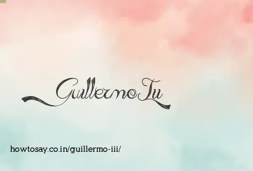 Guillermo Iii