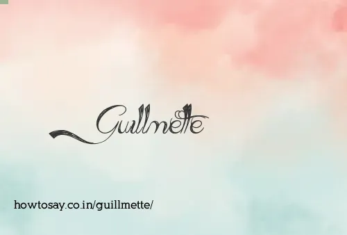 Guillmette