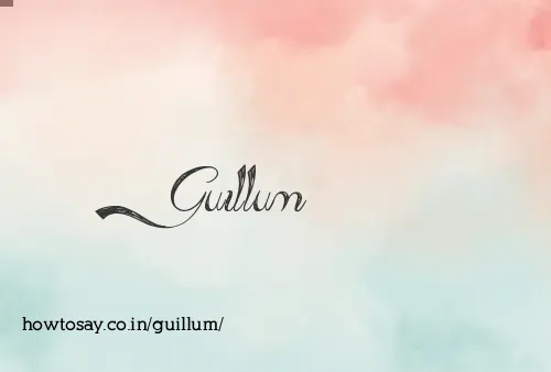 Guillum