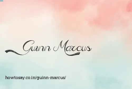 Guinn Marcus