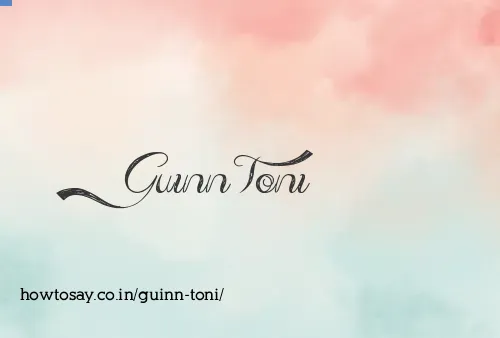 Guinn Toni