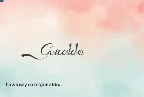 Guiraldo