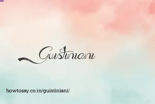 Guistiniani