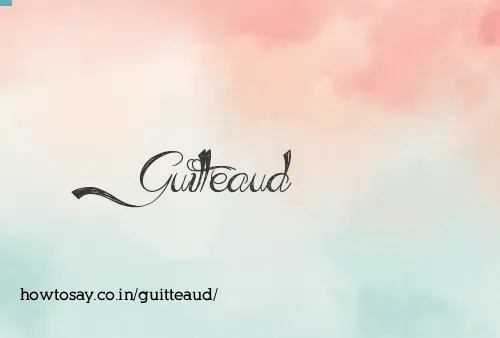 Guitteaud