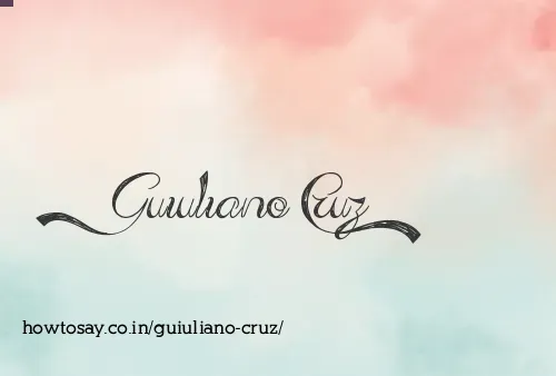 Guiuliano Cruz