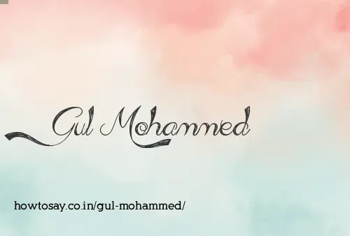 Gul Mohammed