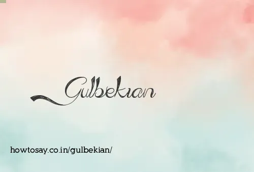 Gulbekian