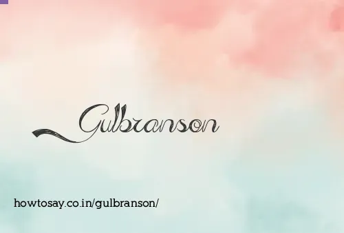Gulbranson