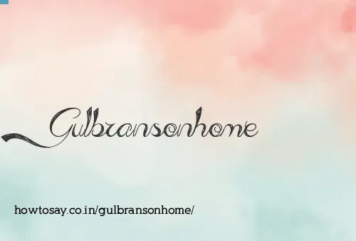Gulbransonhome
