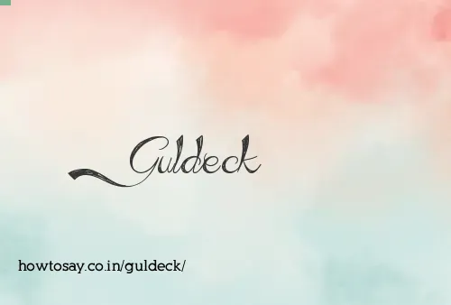 Guldeck