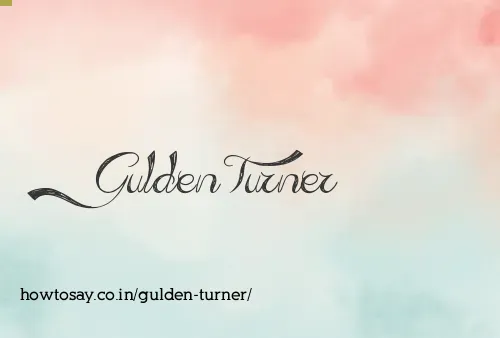 Gulden Turner