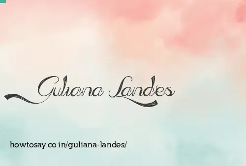 Guliana Landes