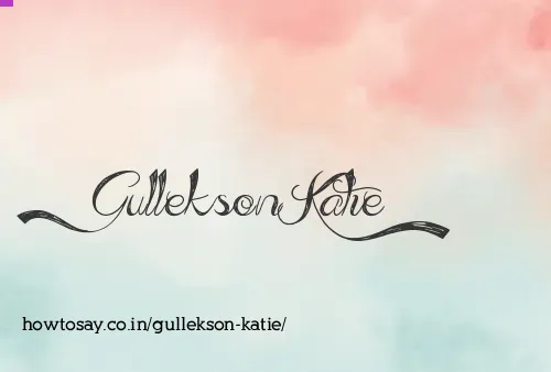 Gullekson Katie