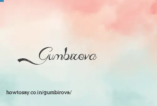 Gumbirova
