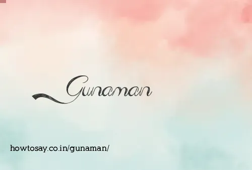 Gunaman