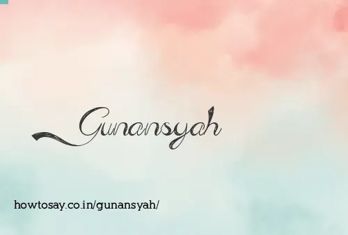 Gunansyah