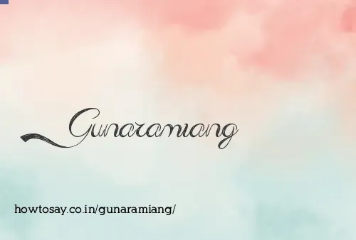 Gunaramiang