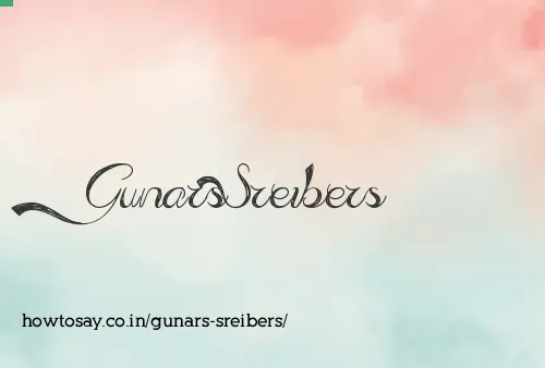 Gunars Sreibers