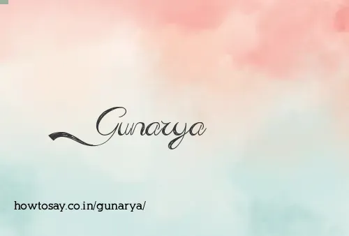 Gunarya