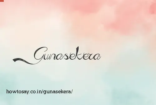 Gunasekera