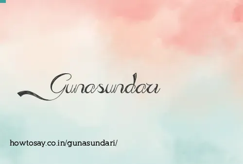 Gunasundari